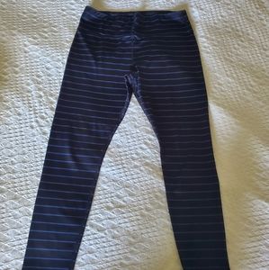 Kiava Leggings Blue Black Strip